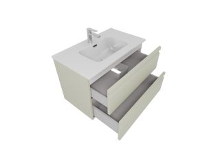 Тумба с раковиной Aquatek Вега AQ77080-GS 81 см шалфей зелёный